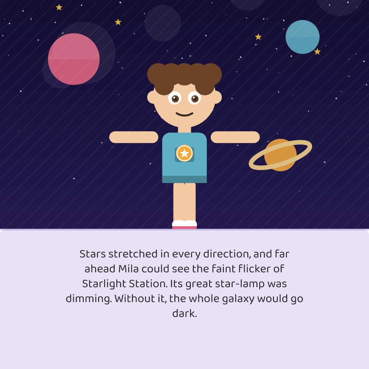 A page from Voyage to Starlight Station