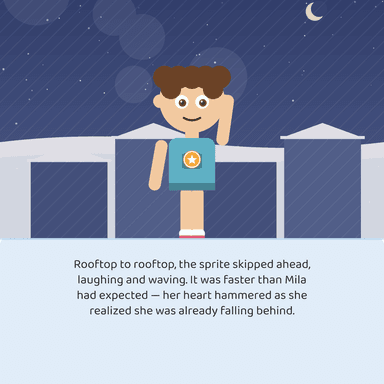 A page from The Snowy Gift Hunt