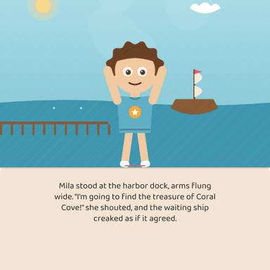 A page from Treasure of Coral Cove
